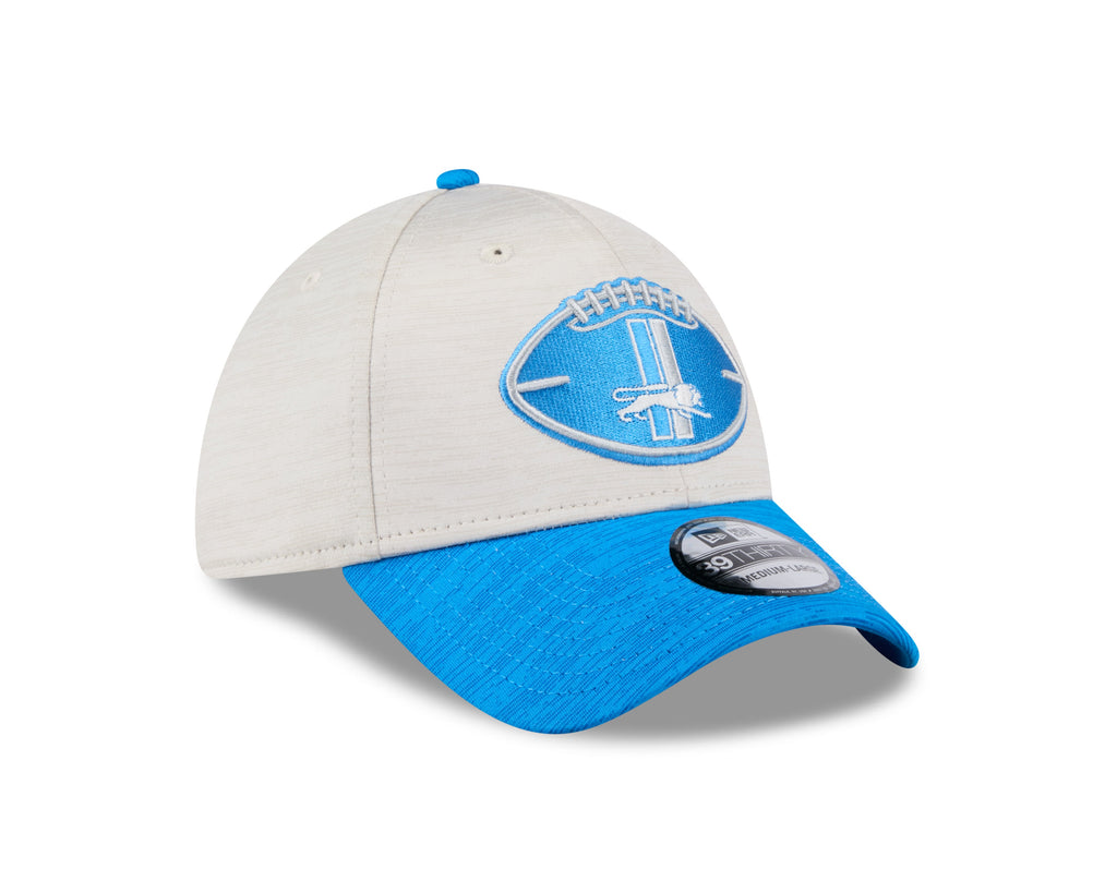 Detroit Lions New Era 2024 Sideline Historic 39THIRTY Flex Hat for Men product image 3, provided for visual reference and