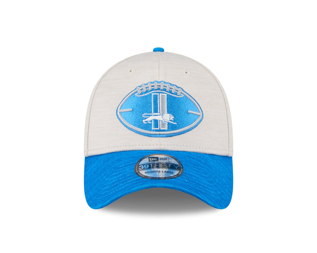 Detroit Lions New Era 2024 Sideline Historic 39THIRTY Flex Hat for Men product image 2, provided for visual reference and