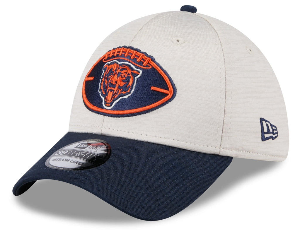 Chicago Bears New Era 2024 Sideline Historic 39THIRTY Flex Hat for Men product image 1, provided for visual reference and