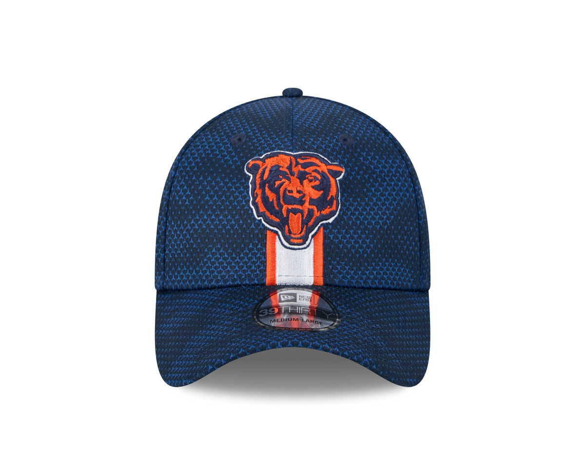 Chicago Bears New Era 2024 Sideline Navy Primary Logo 39THIRTY Flex Hat for Men product image 2, provided for visual