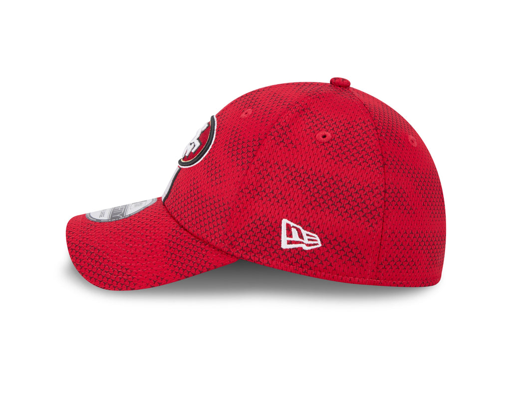 San Francisco 49ers New Era 2024 Sideline Scarlet 39THIRTY Flex Hat for Men product image 5, provided for visual reference
