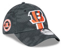 Cincinnati Bengals New Era 2024 Sideline Black 39THIRTY Flex Hat for Men product image 1, provided for visual reference and