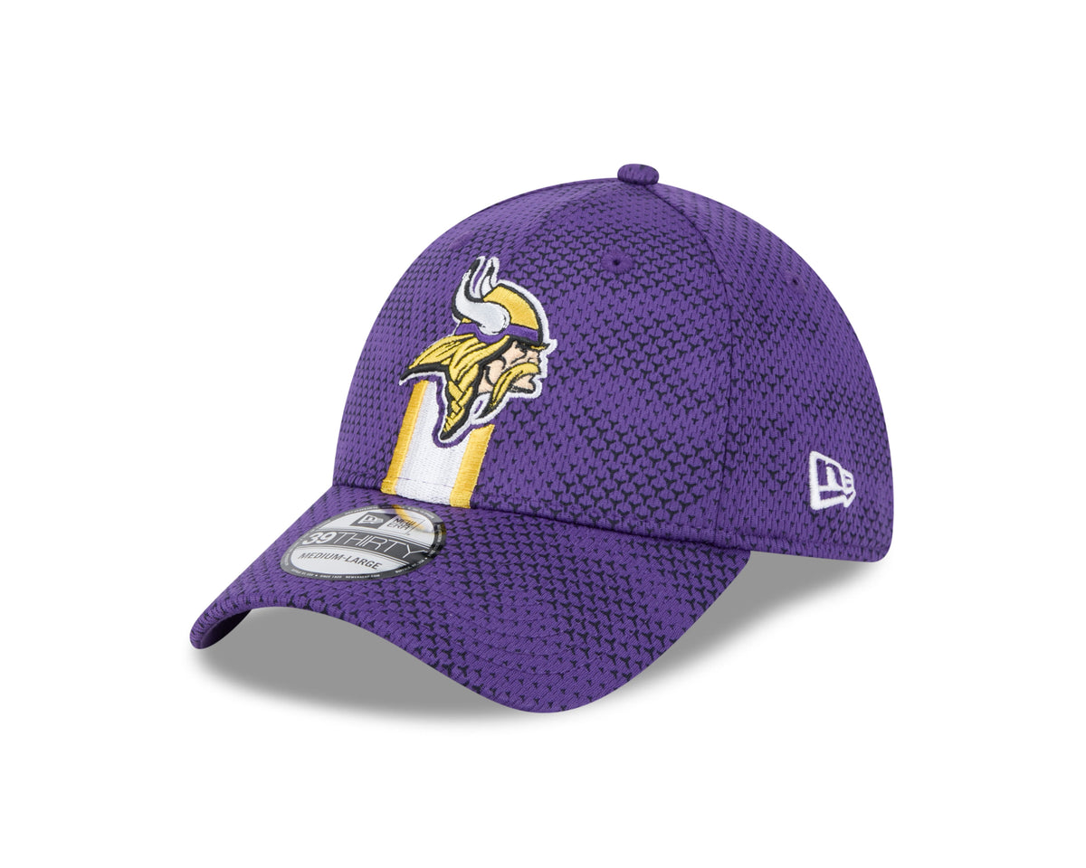Minnesota Vikings New Era 2024 Sideline Purple 39THIRTY Flex Hat for Men product image 4, provided for visual reference and