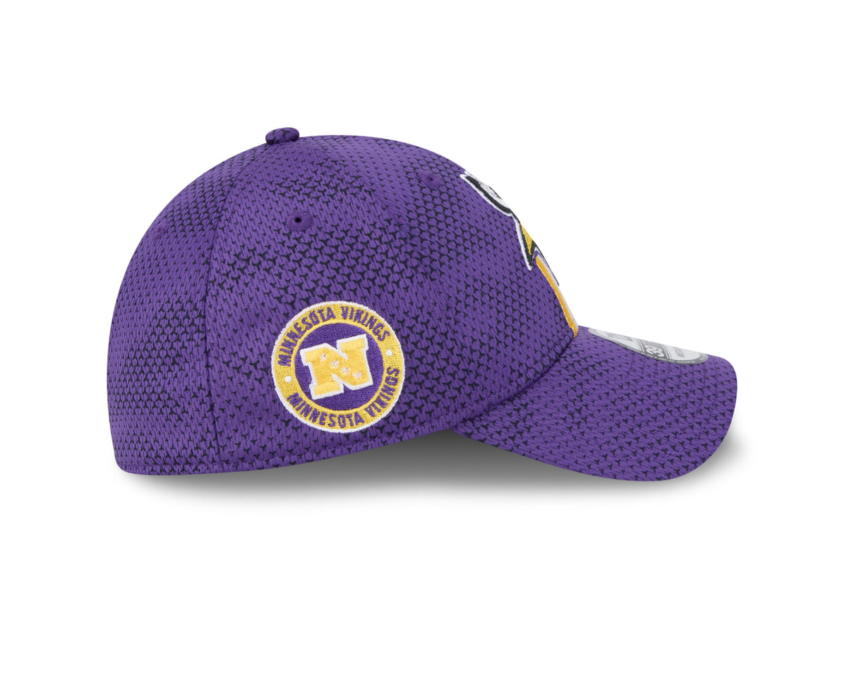 Minnesota Vikings New Era 2024 Sideline Purple 39THIRTY Flex Hat for Men product image 5, provided for visual reference and