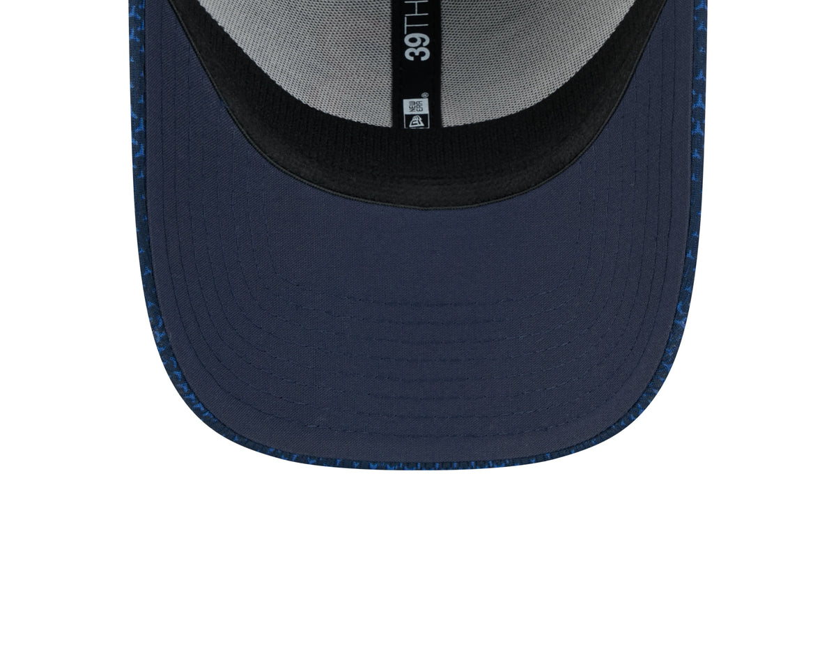 Chicago Bears New Era 2024 Sideline Navy Alternate Logo 39THIRTY Flex Hat for Men product image 6, provided for visual