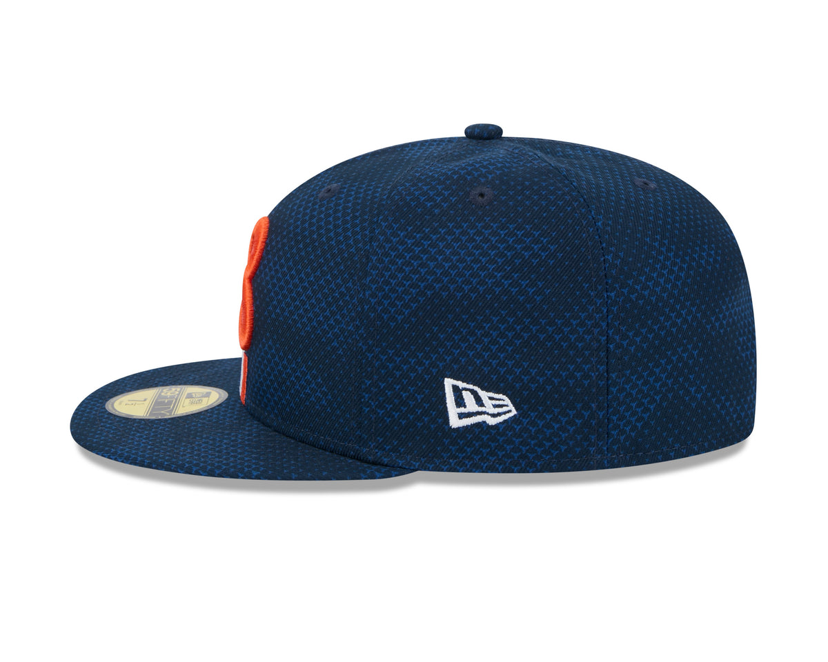 Chicago Bears New Era 2024 Sideline B Navy 59FIFTY Fitted Hat product image 5, provided for visual reference and product