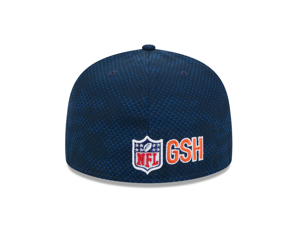 Chicago Bears New Era 2024 Sideline B Navy 59FIFTY Fitted Hat product image 6, provided for visual reference and product
