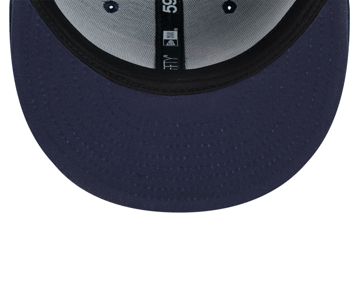 Chicago Bears New Era 2024 Sideline C Navy 59FIFTY Fitted Hat product image 7, provided for visual reference and product