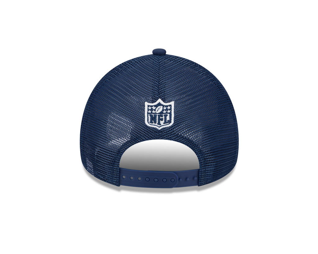 Dallas Cowboys New Era 2024 Sideline Historic Stone/Navy 9FORTY A-Frame Adjustable Hat for Men product image 6, provided for