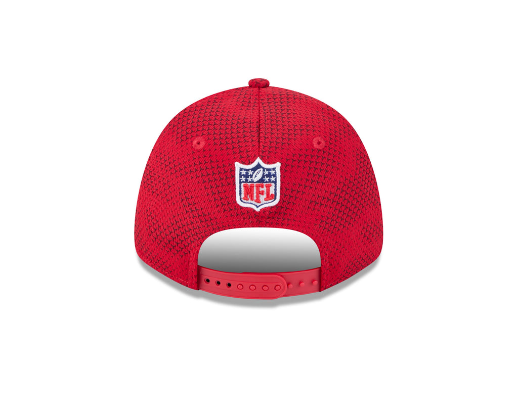 San Francisco 49ers New Era 2024 Sideline Scarlet 9FORTY Adjustable Hat for Men product image 6, provided for visual