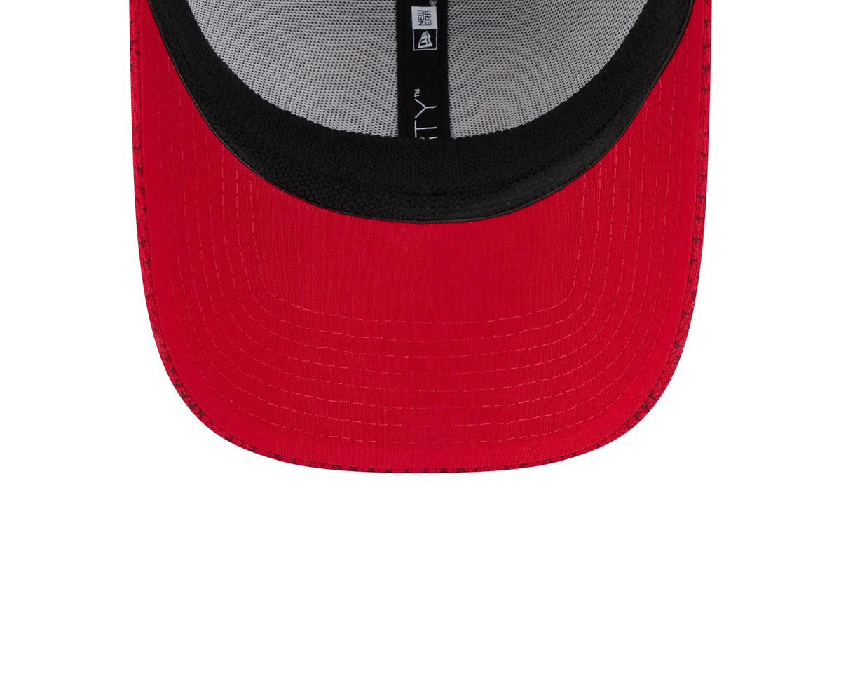 San Francisco 49ers New Era 2024 Sideline Scarlet 9FORTY Adjustable Hat for Men product image 7, provided for visual