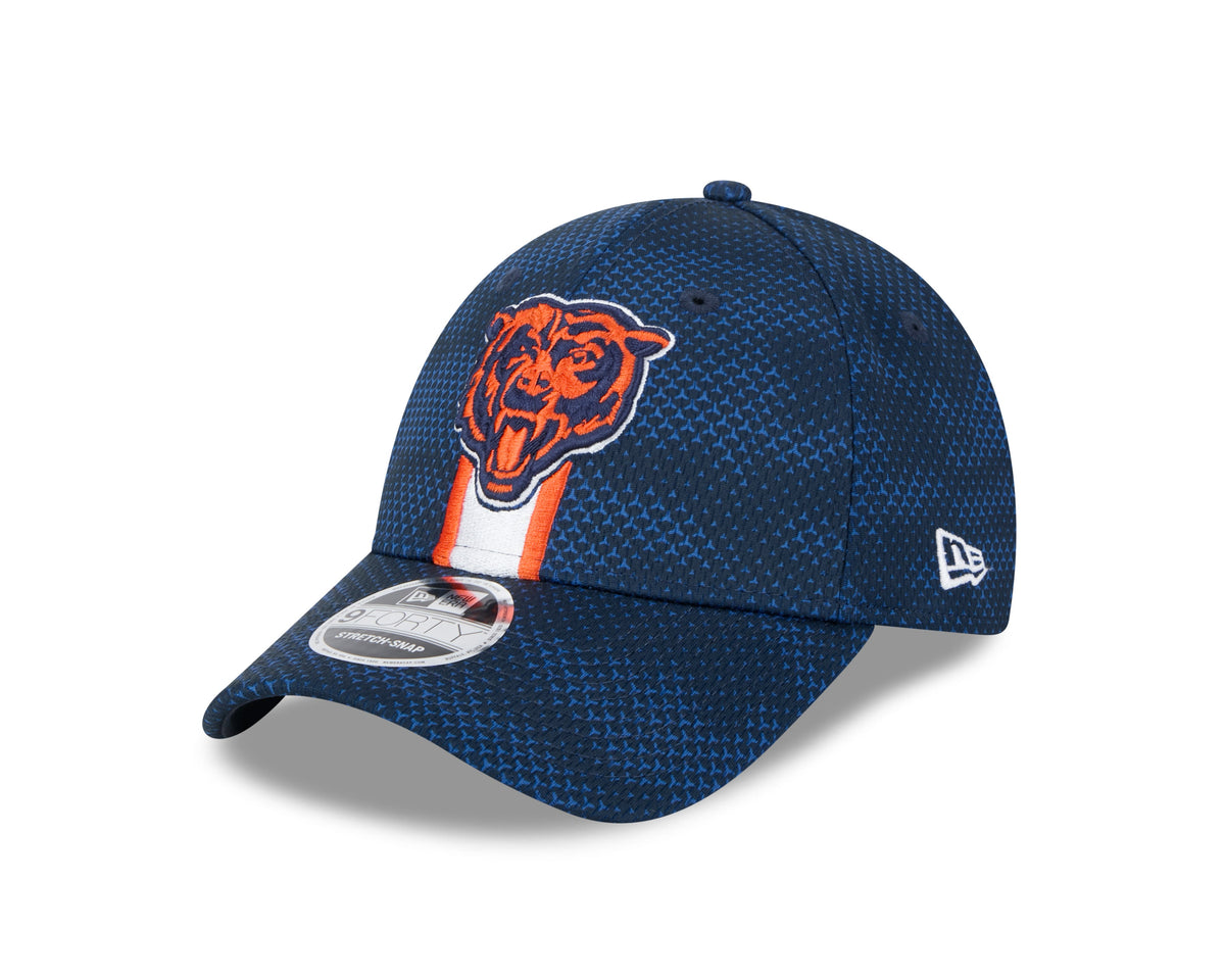 Chicago Bears New Era 2024 Sideline Primary Logo Navy 9FORTY Adjustable Hat for Men product image 3, provided for visual
