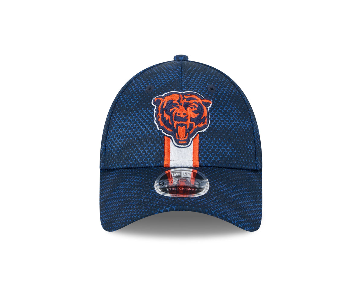 Chicago Bears New Era 2024 Sideline Primary Logo Navy 9FORTY Adjustable Hat for Men product image 2, provided for visual