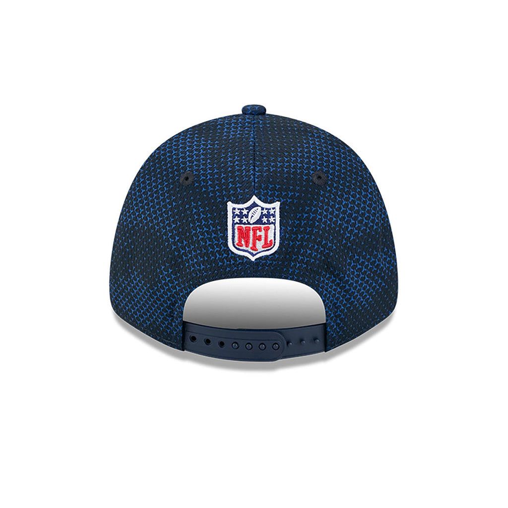 Houston Texans New Era 2024 Sideline Navy 9FORTY Adjustable Hat for Men product image 6, provided for visual reference and