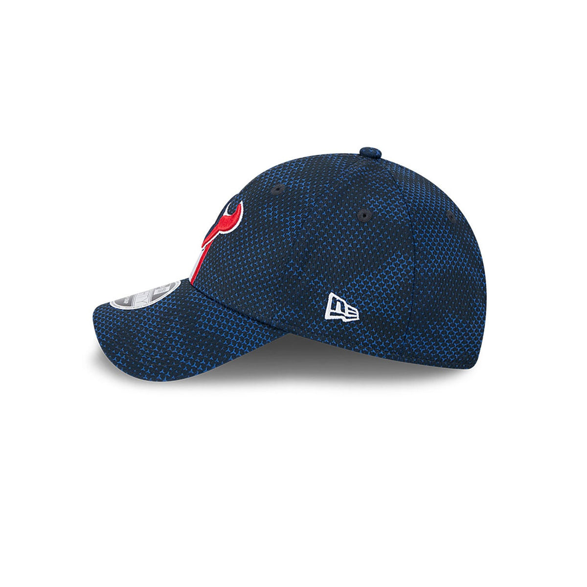 Houston Texans New Era 2024 Sideline Navy 9FORTY Adjustable Hat for Men product image 5, provided for visual reference and