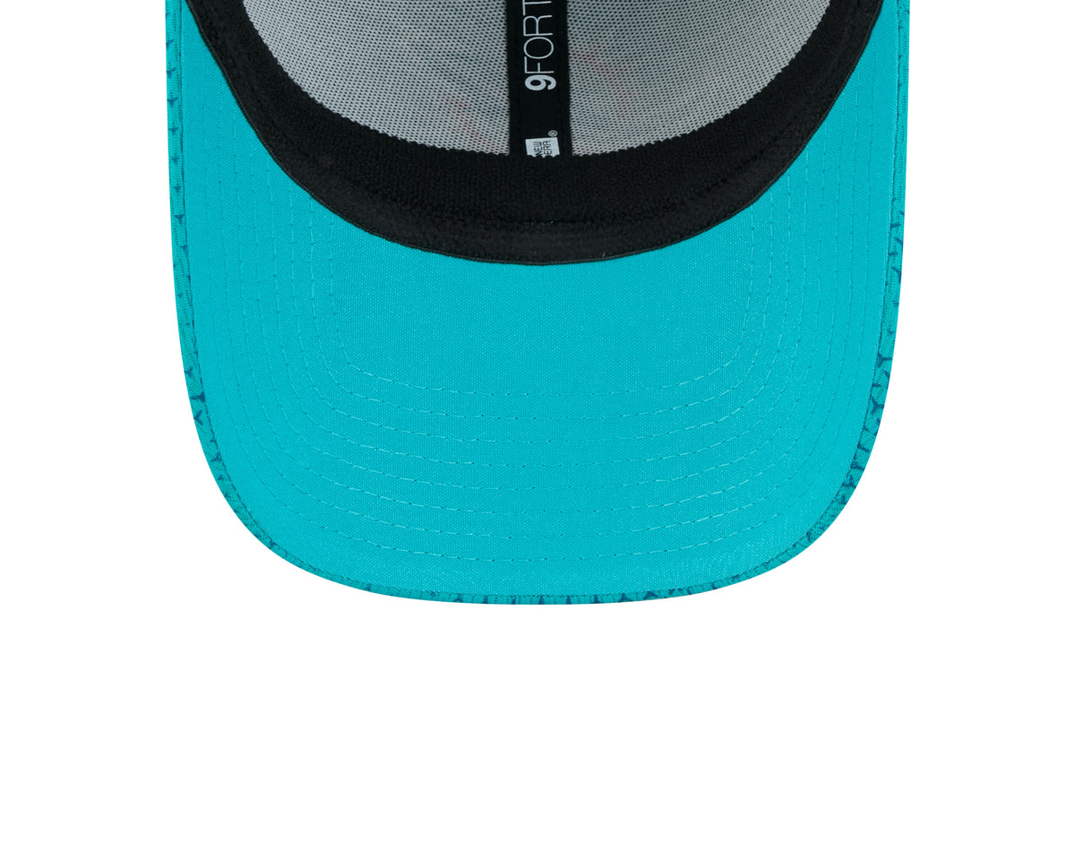 Miami Dolphins New Era 2024 Sideline Black 9FORTY Adjustable Hat for Men product image 8, provided for visual reference and