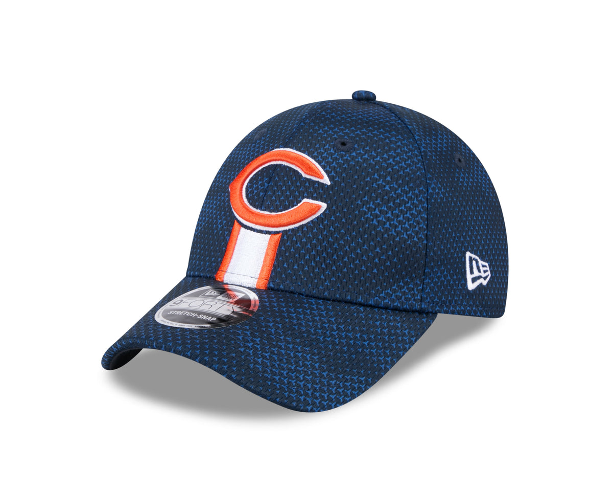 Chicago Bears New Era 2024 Sideline Secondary Logo Navy 9FORTY Adjustable Hat for Men product image 3, provided for visual