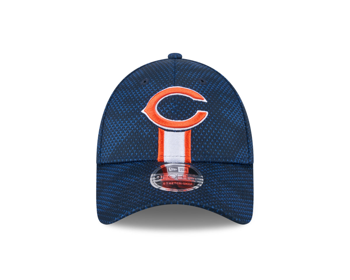 Chicago Bears New Era 2024 Sideline Secondary Logo Navy 9FORTY Adjustable Hat for Men product image 2, provided for visual