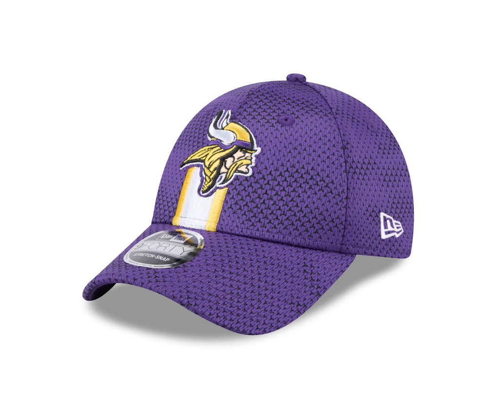 Minnesota Vikings New Era 2024 Sideline Purple 9FORTY Adjustable Hat for Men product image 4, provided for visual reference