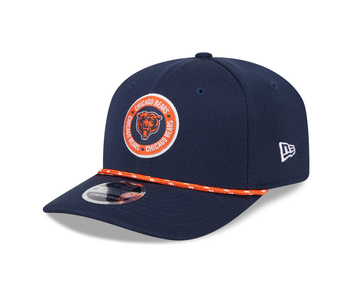 Chicago Bears New Era 2024 Sideline Navy Primary Logo 9SEVENTY Adjustable Hat for Men product image 3, provided for visual