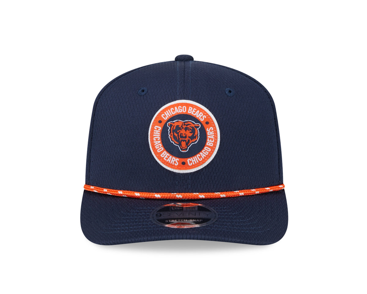 Chicago Bears New Era 2024 Sideline Navy Primary Logo 9SEVENTY Adjustable Hat for Men product image 2, provided for visual