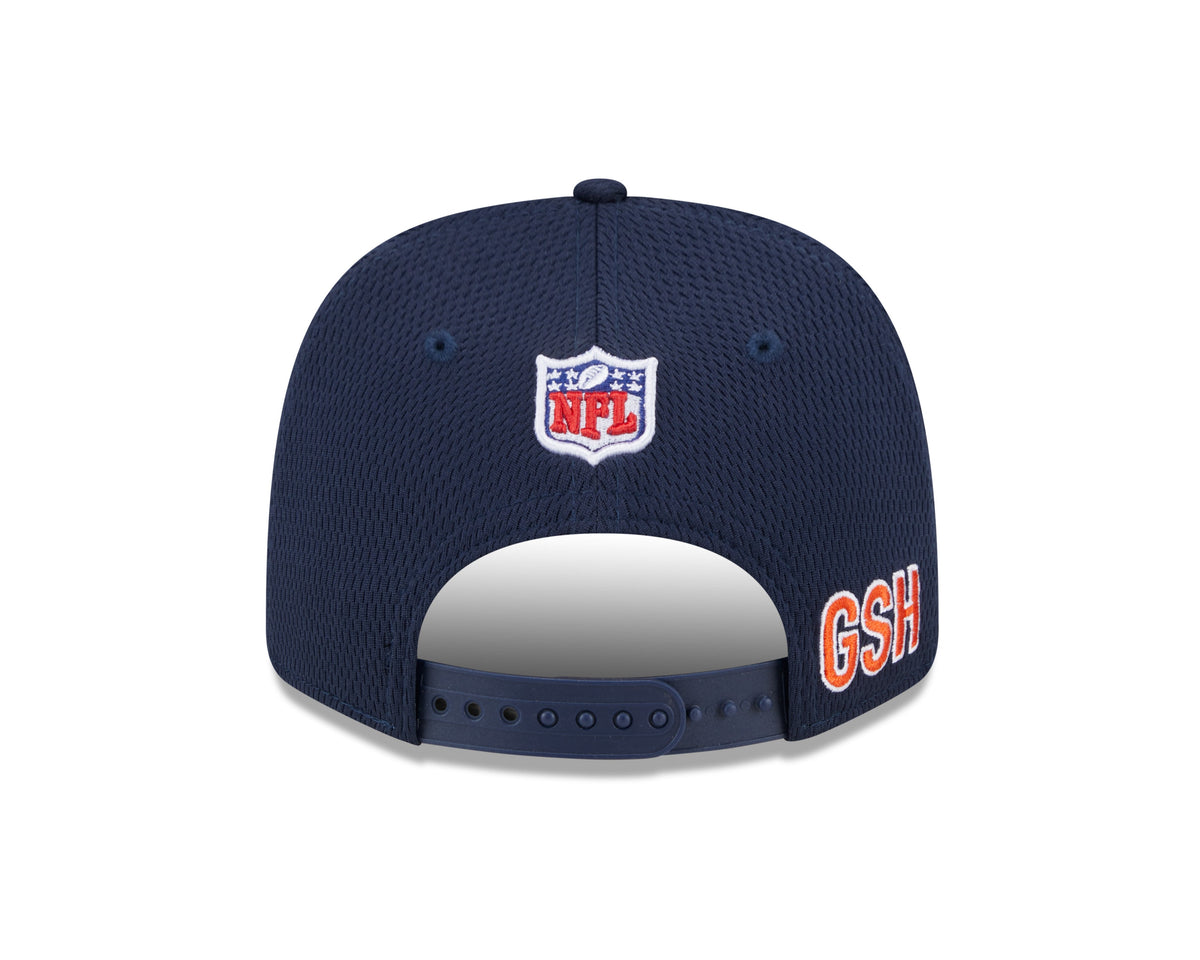 Chicago Bears New Era 2024 Sideline Navy Primary Logo 9SEVENTY Adjustable Hat for Men product image 6, provided for visual