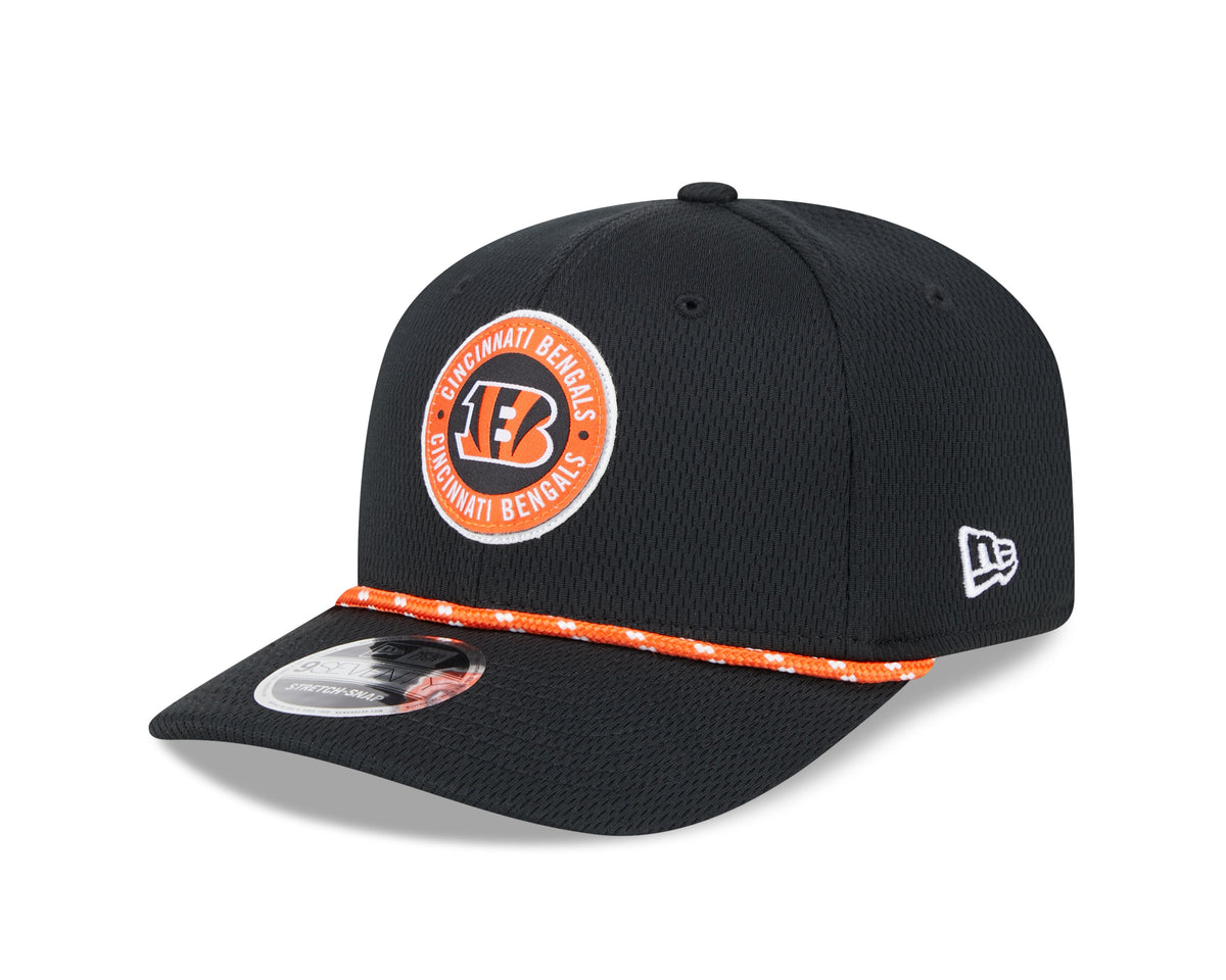 Cincinnati Bengals New Era 2024 Sideline Black 9SEVENTY Adjustable Hat for Men product image 3, provided for visual