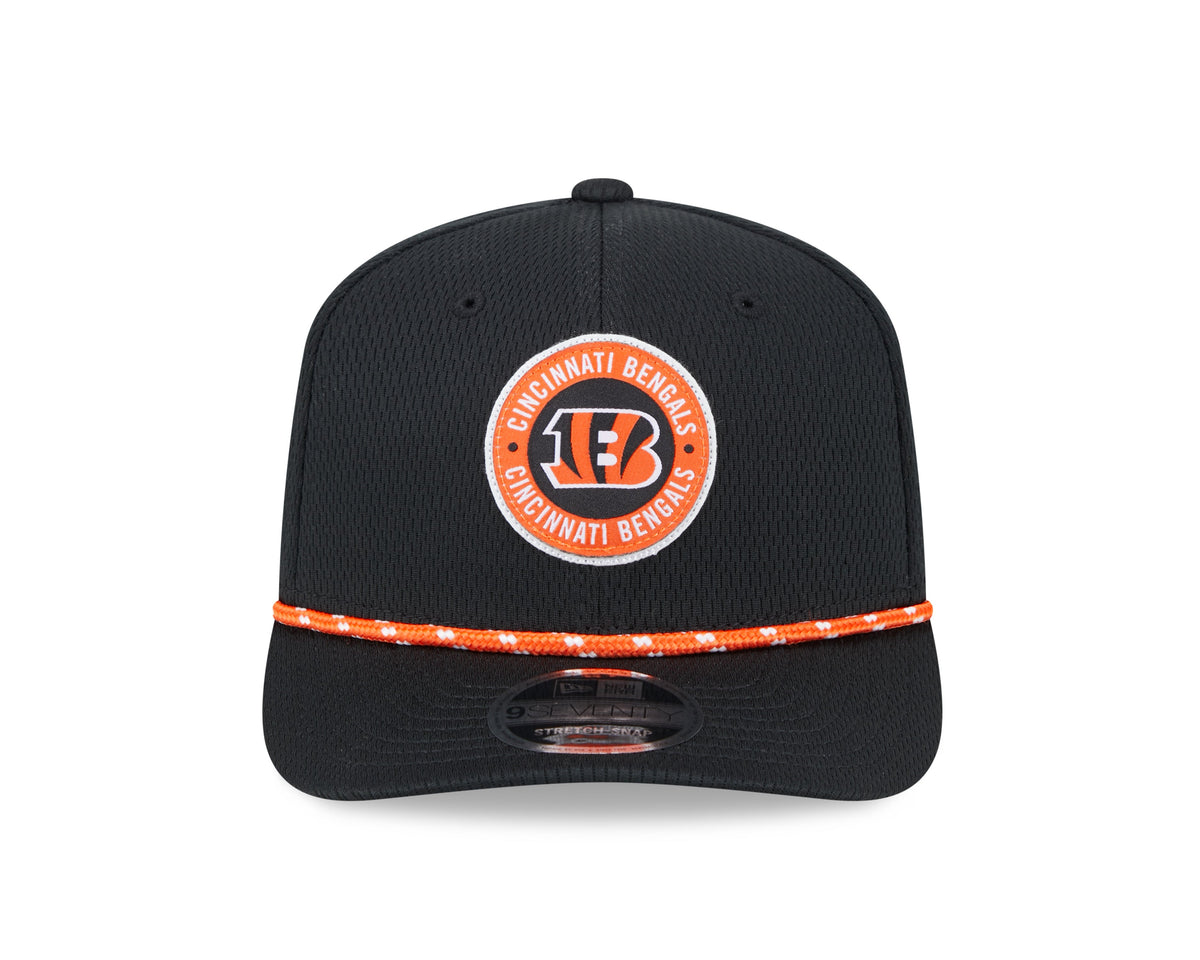 Cincinnati Bengals New Era 2024 Sideline Black 9SEVENTY Adjustable Hat for Men product image 2, provided for visual
