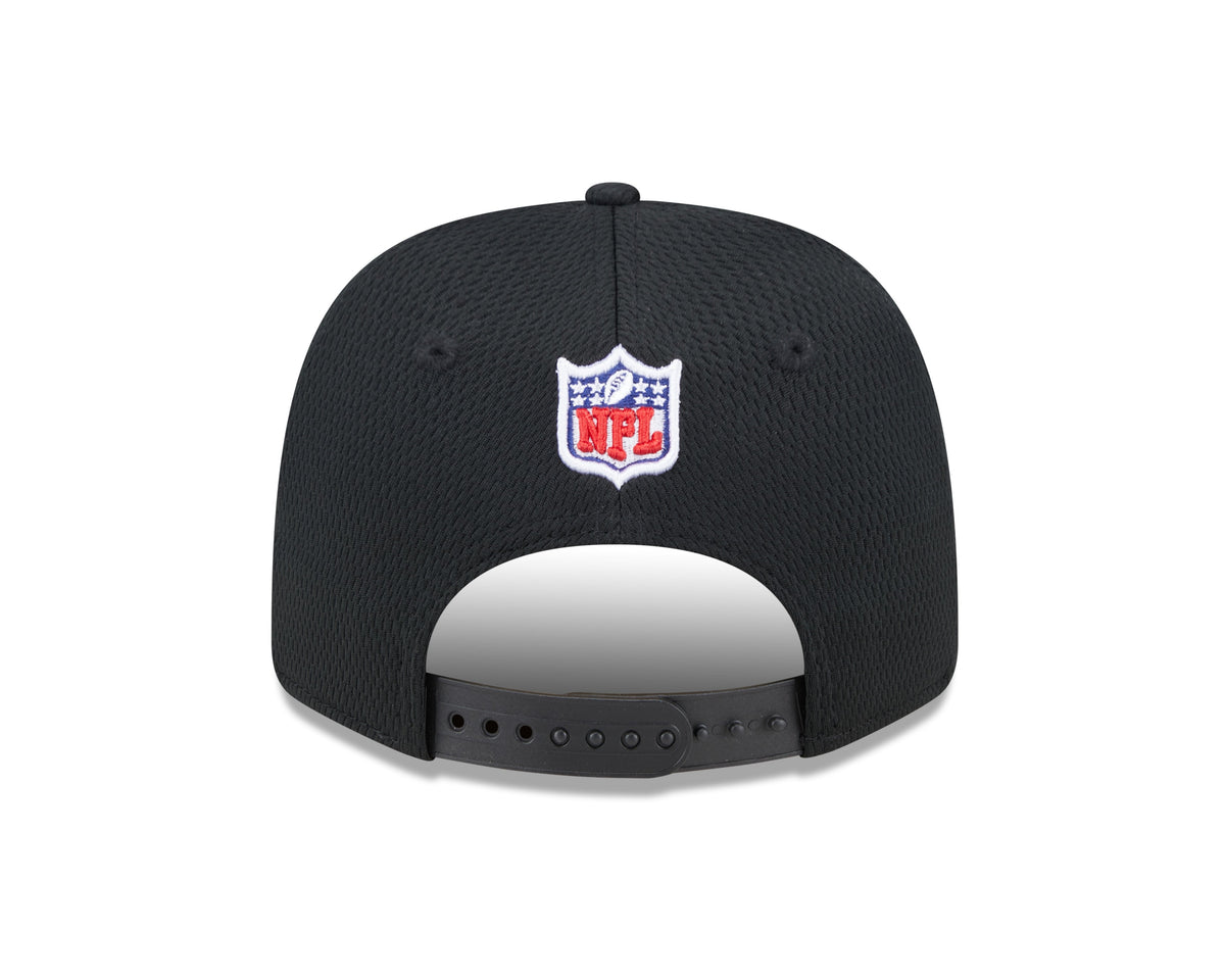 Las Vegas Raiders New Era 2024 Sideline Black 9SEVENTY Adjustable Hat for Men product image 7, provided for visual reference
