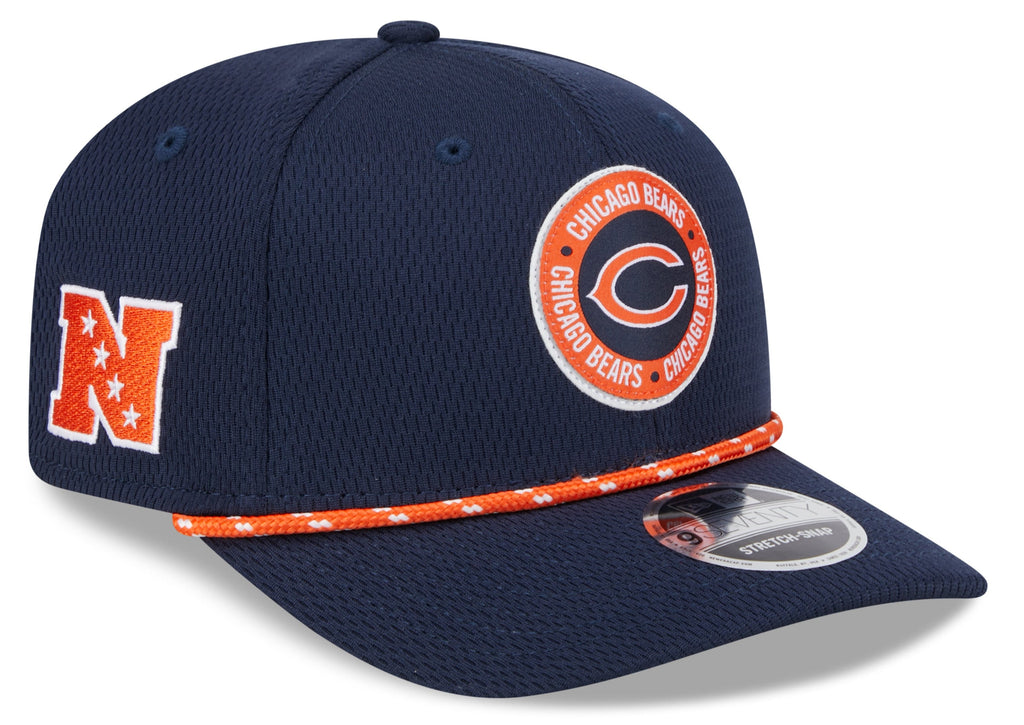 Chicago Bears New Era 2024 Sideline Navy Secondary 9SEVENTY Adjustable Hat for Men product image 1, provided for visual