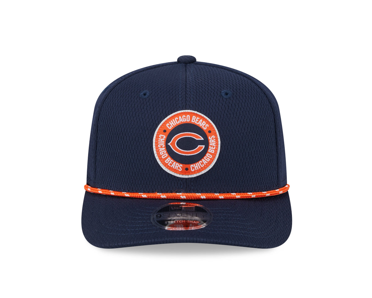 Chicago Bears New Era 2024 Sideline Navy Secondary 9SEVENTY Adjustable Hat for Men product image 2, provided for visual