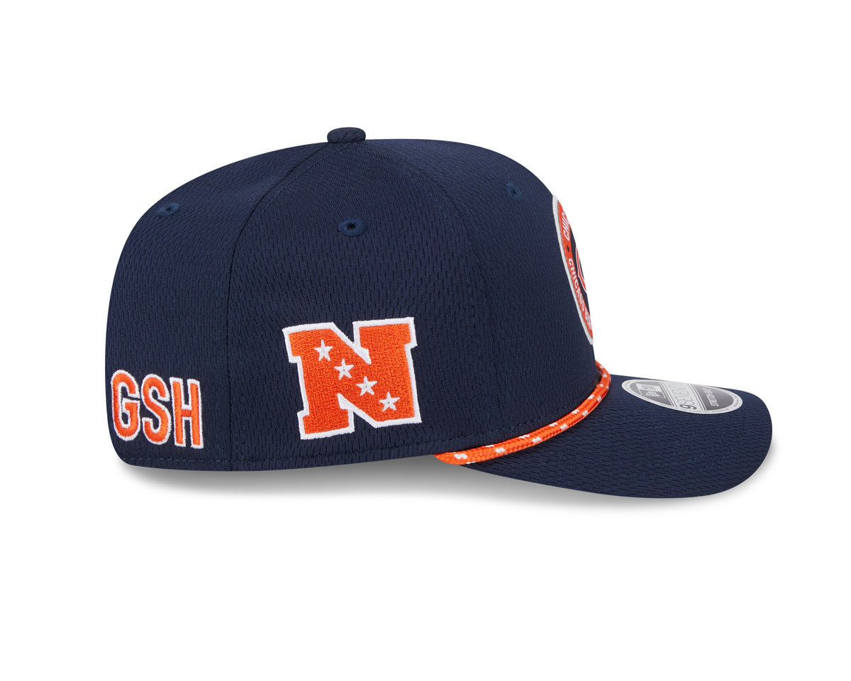 Chicago Bears New Era 2024 Sideline Navy Secondary 9SEVENTY Adjustable Hat for Men product image 4, provided for visual