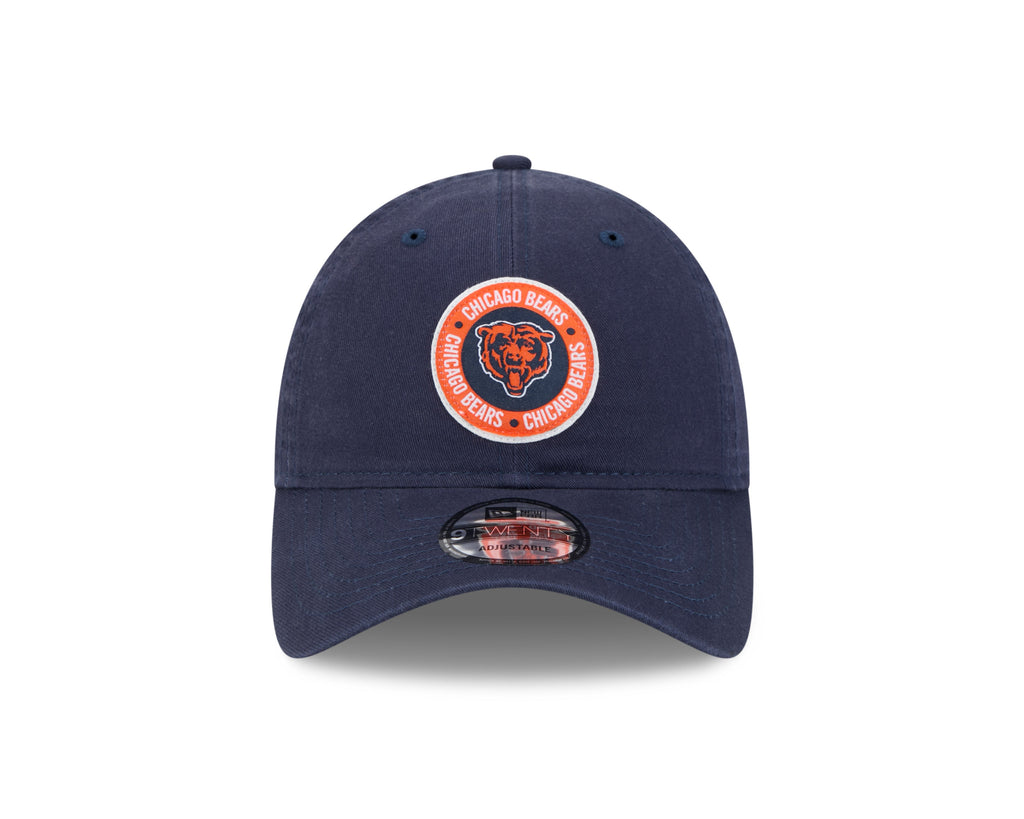 Chicago Bears 2024 NFL Sideline Navy Primary 9TWENTY Adjustable Hat for Men product image 2, provided for visual reference