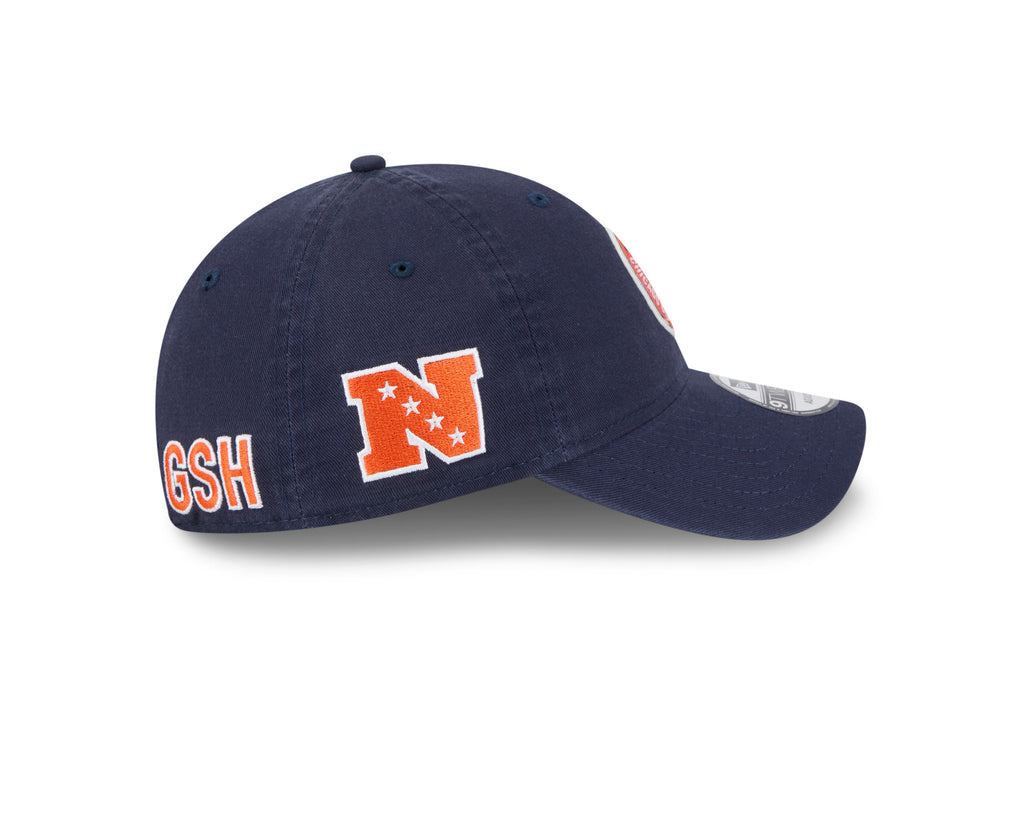Chicago Bears 2024 NFL Sideline Navy Primary 9TWENTY Adjustable Hat for Men product image 4, provided for visual reference