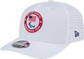 Team USA Paralympics White Performance New Era 9SEVENTY Stretch Snap Adjustable Hat product image 1, provided for visual