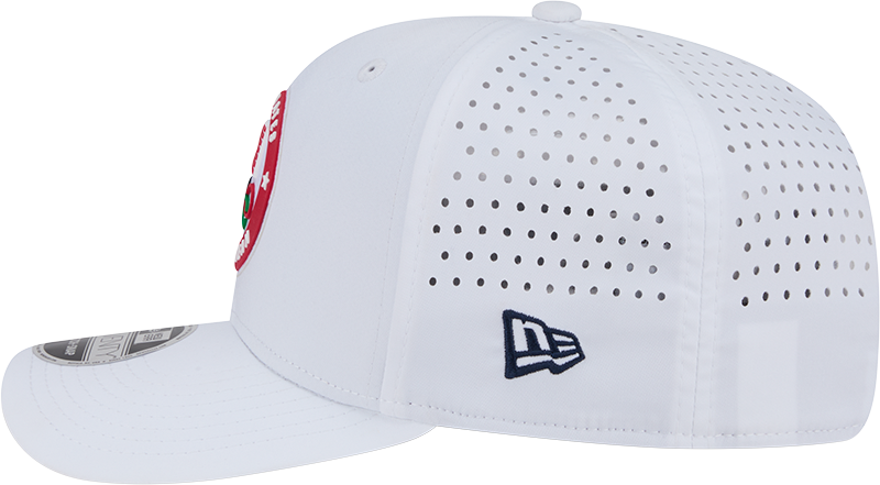 Team USA Olympics White Performance New Era 9SEVENTY Stretch Snap Adjustable Hat product image 4, provided for visual