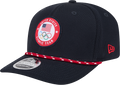 Team USA Olympics Navy Rope New Era 9SEVENTY Stretch Snap Adjustable Hat product image 1, provided for visual reference and