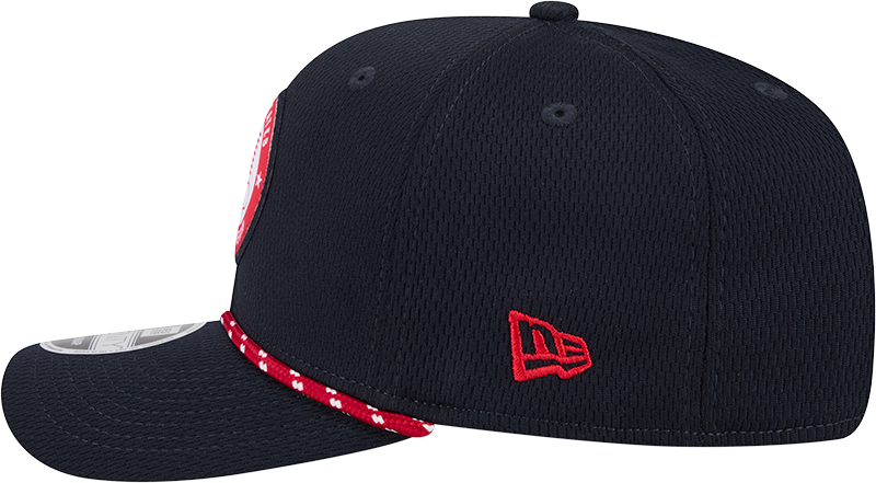 Team USA Olympics Navy Rope New Era 9SEVENTY Stretch Snap Adjustable Hat product image 4, provided for visual reference and