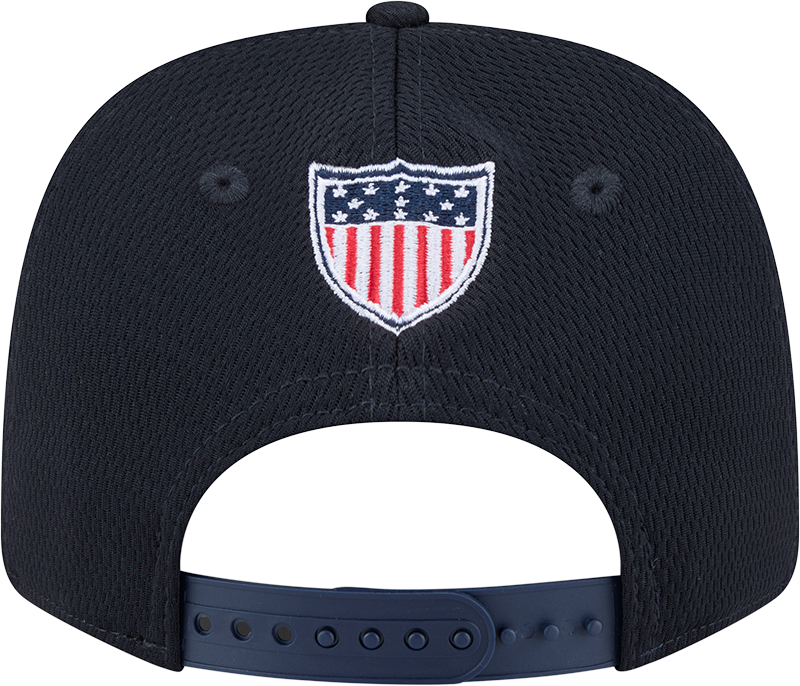 Team USA Olympics Navy Rope New Era 9SEVENTY Stretch Snap Adjustable Hat product image 6, provided for visual reference and