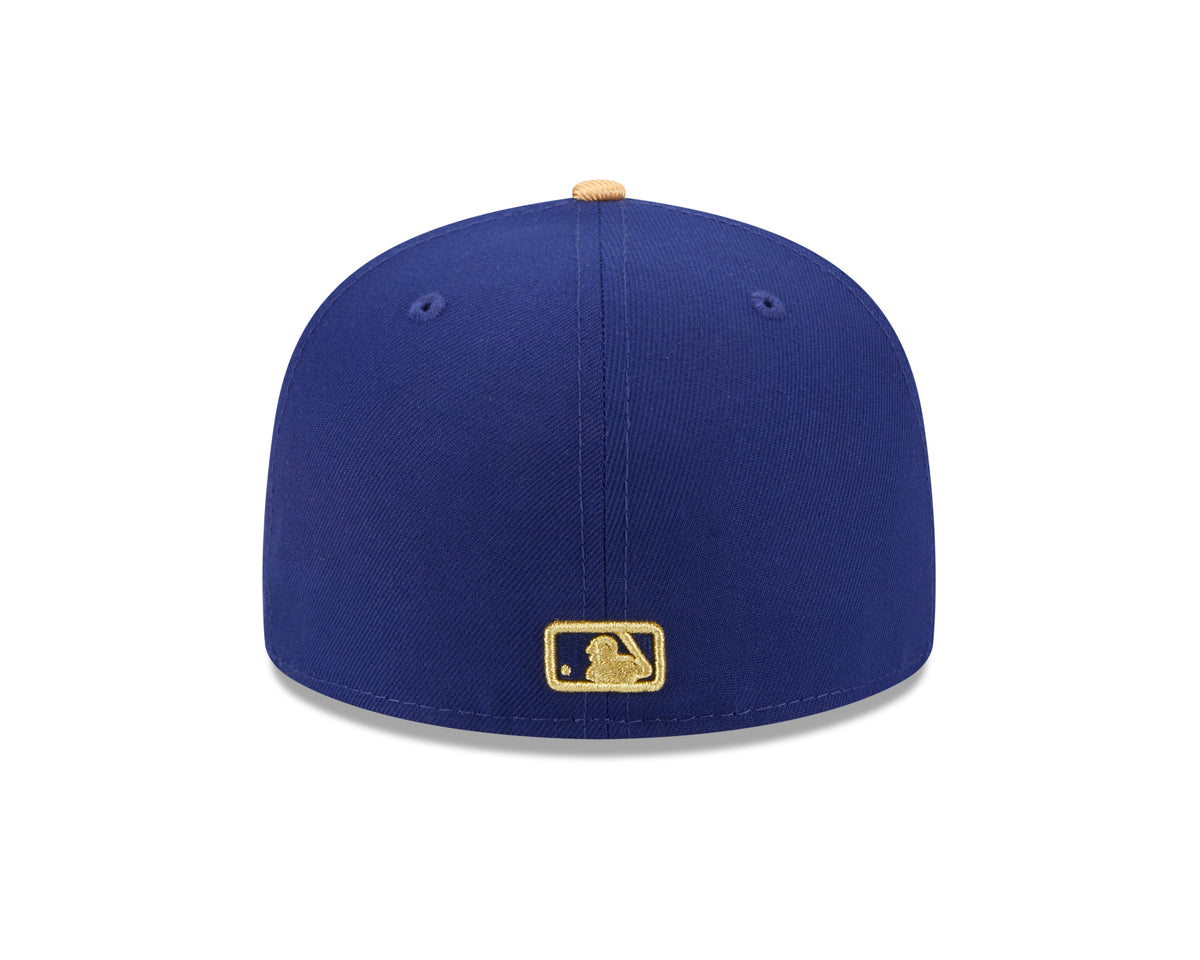 Los Angeles Dodgers New Era Royal Blue MLB Gold Champions 59FIFTY Hat product image 6, provided for visual reference and