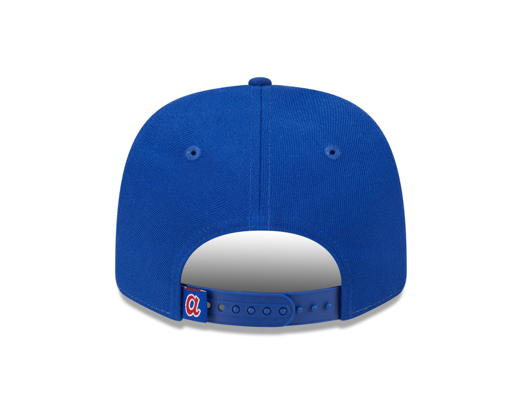 Atlanta Braves Cooperstown New Era 9SEVENTY Royal Adjustable Hat product image 4, provided for visual reference and product