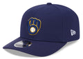 Milwaukee Brewers New Era Home Navy 9SEVENTY Adjustable Hat product image 1, provided for visual reference and product