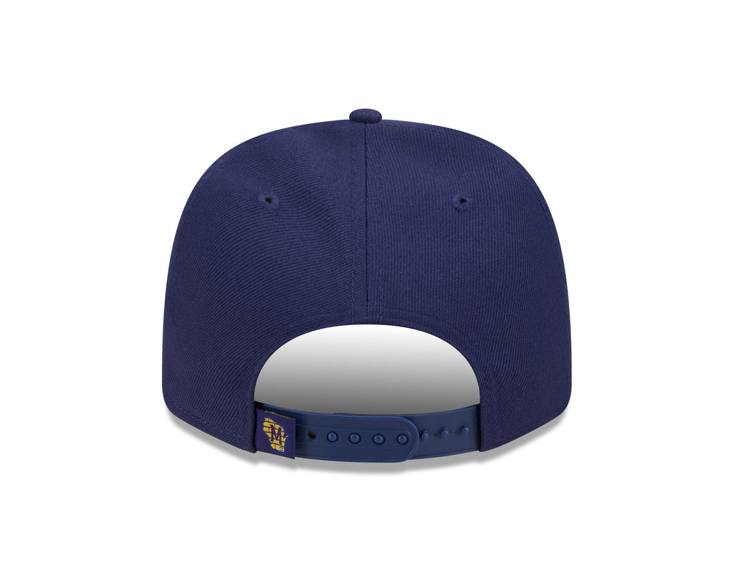 Milwaukee Brewers New Era Home Navy 9SEVENTY Adjustable Hat product image 6, provided for visual reference and product