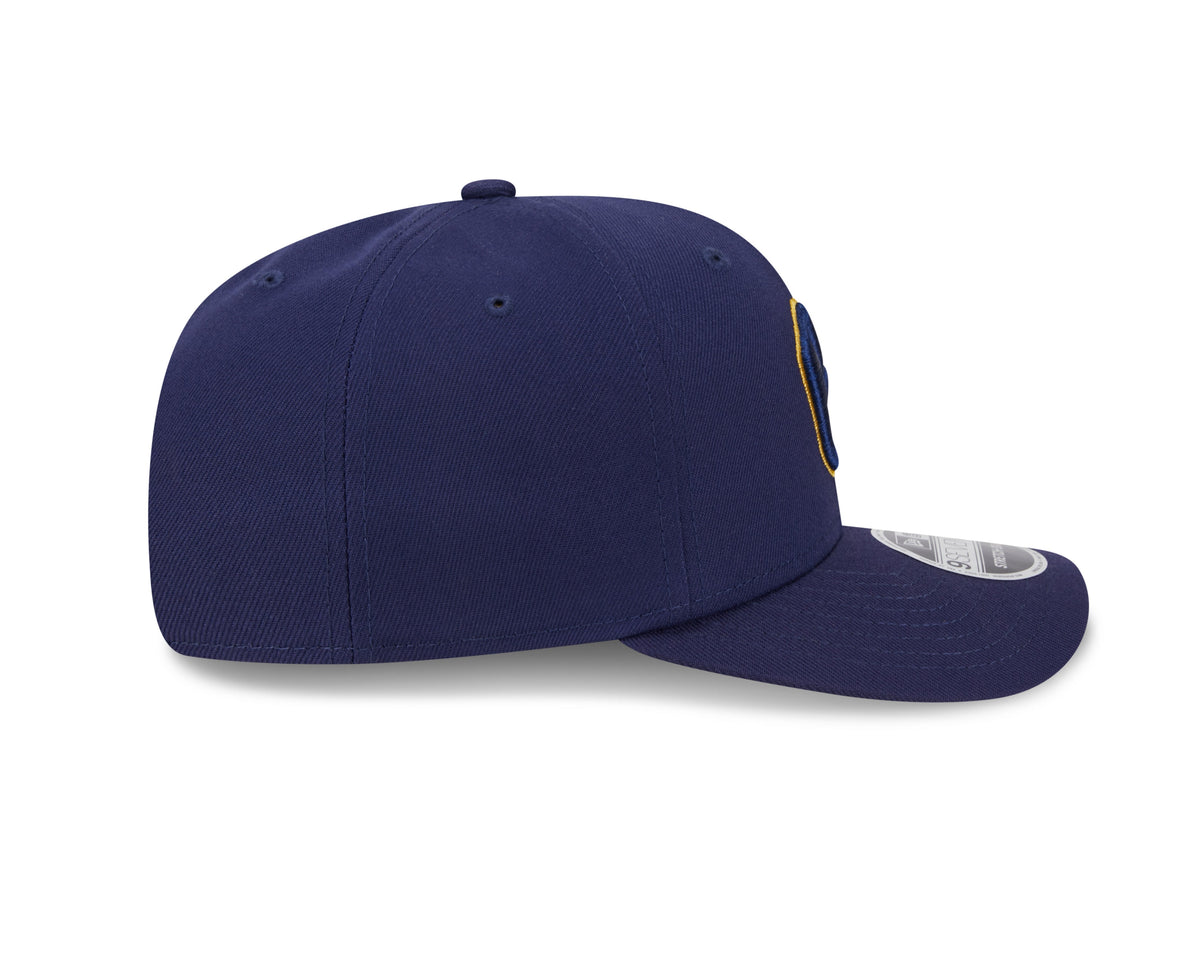 Milwaukee Brewers New Era Home Navy 9SEVENTY Adjustable Hat product image 5, provided for visual reference and product