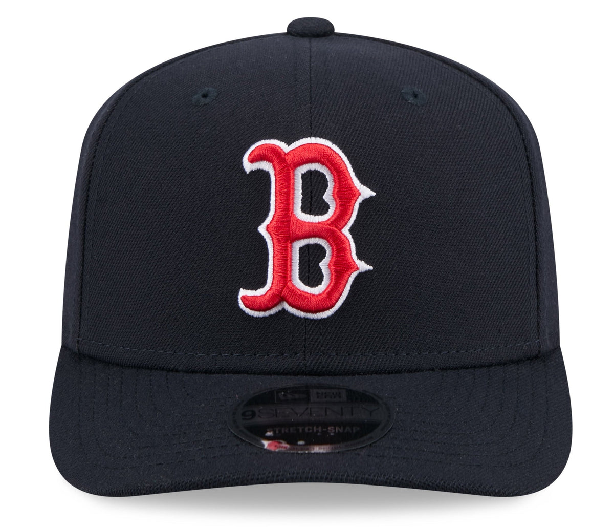 Boston Red Sox New Era Navy 9SEVENTY Adjustable Hat product image 2, provided for visual reference and product detail review