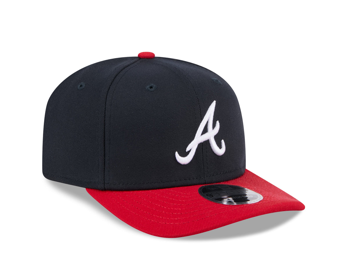 Atlanta Braves New Era Navy/Red 9SEVENTY Adjustable Hat product image 3, provided for visual reference and product detail