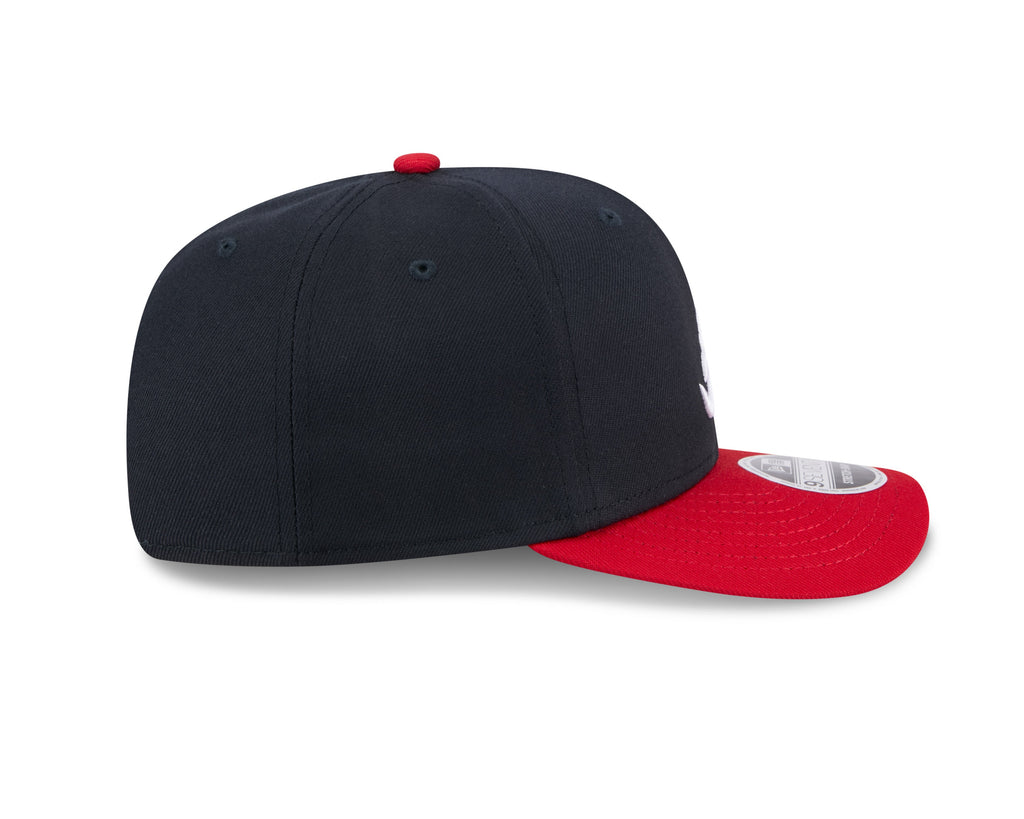 Atlanta Braves New Era Navy/Red 9SEVENTY Adjustable Hat product image 5, provided for visual reference and product detail