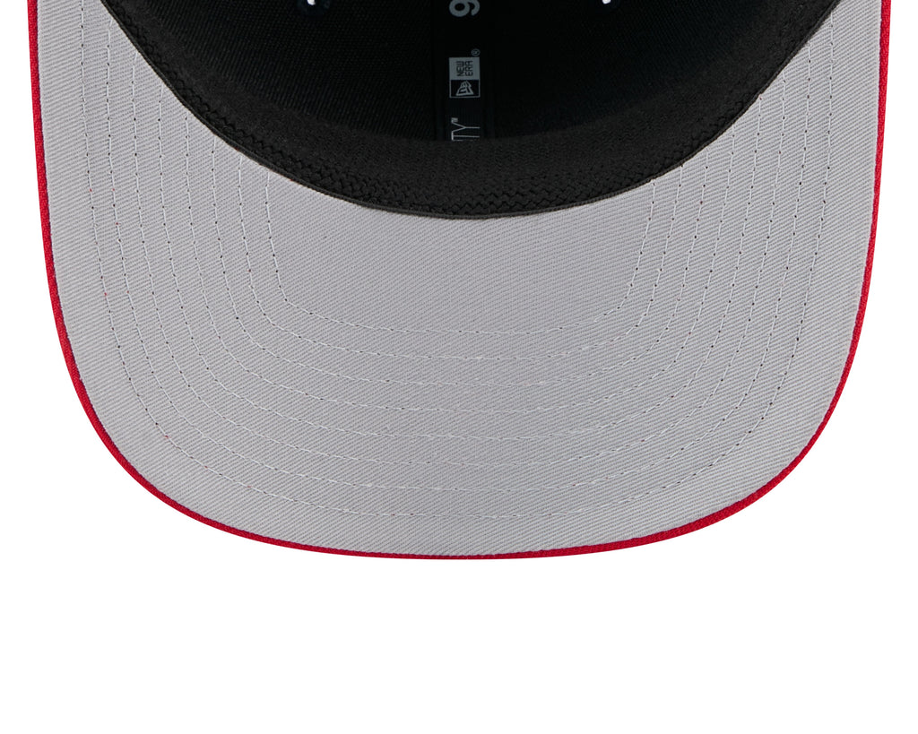 Atlanta Braves New Era Navy/Red 9SEVENTY Adjustable Hat product image 7, provided for visual reference and product detail