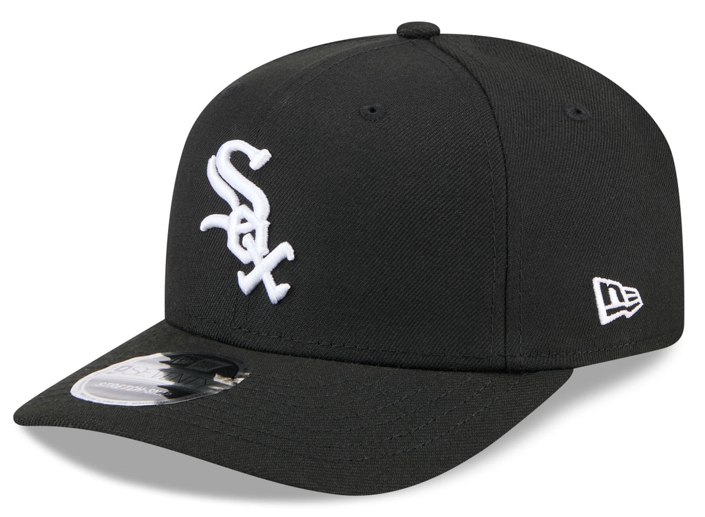 Chicago White Sox 9New Era Black 9SEVENTY Adjustable Hat product image 1, provided for visual reference and product detail