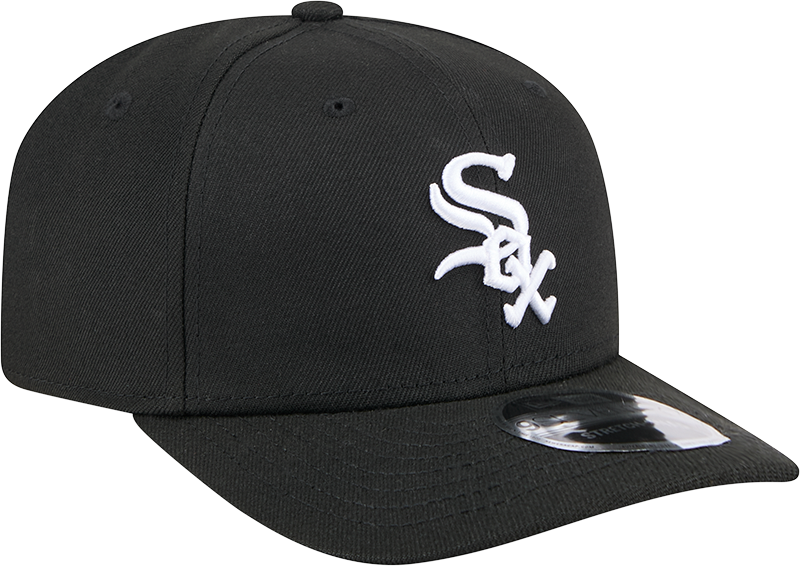 Chicago White Sox 9New Era Black 9SEVENTY Adjustable Hat product image 3, provided for visual reference and product detail